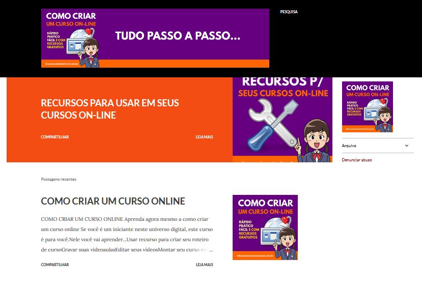 blog como montar um curso online blog como montar um curso online